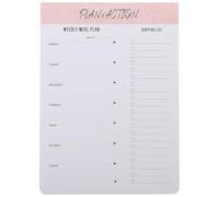IMIKEYA Bloc-notes Agenda Quotidien, Carnet de Listes de Choses, Papier, Bloc-notes Déchirable, Planification des Activités, Écriture Fluide, pour Adolescents, Planificateur de Repas