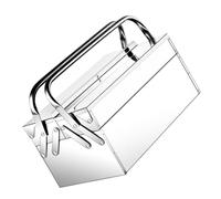 IMIKEYA Boîte à Outils Pliante en Acier Inoxydable Argentée, Valise à Outils Multifonction à Double Couche Rangement Fin, Facile à Nettoyer, pour Usage Domestique et Extérieur