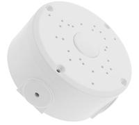 IMIKEYA Boîte Électrique Extérieure Étanche en Plastique Blanc, Diamètre 10 Mm, Multi-trous, Grosse Capacité, Facile à Installer pour Caméras et Câbles en Intérieur et Extérieur