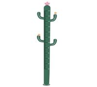 IMIKEYA Cactus Hauteur Cartoon Vert pour Décoration Auto-adhésif Pvc en et Autocollant DIY Mesure de Croissance Mural Garçon Filles Chambre D'garçon