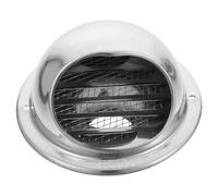 IMIKEYA Chapeau De Cheminée En Acier Inoxydable Couvercle De Ventilation Multifonctionnel Pour Cuisine Salle De Bain Ventilation Murale Extérieure Couvercle De Sortie Dair Rond