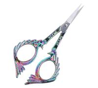 IMIKEYA Ciseaux à Broder en Acier Inoxydable Coloré, Légers et Solide, Coiffure Professionnelle Coupe Précise des Sourcils