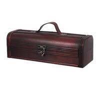 IMIKEYA Coffret Vin Bois Caisse Rangement Bouteille Vintage Présentoir Noël Emballage Protection Décoration Maison Unique