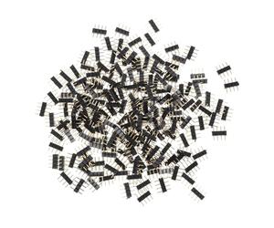 IMIKEYA Connecteurs Mâles à Aiguilles en Cuivre 200 Pièces 4 Contacts Ronds Conductivité et Connexion Solide pour Bande LED Rgb 5050 pour Ruban Lumineux