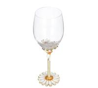IMIKEYA Coupe de Vin Rouge en Cristal Design Émaillé Créatif, Confortable à Tenir, Maison Restaurant, 1pc Gobelet Décoratif Mariage