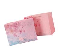 IMIKEYA Étui D'emballage Coffret Festival en Papier Rose, Motif Sakura, pour Saint-valentin, Célébration et Présentation en Boutique