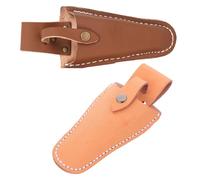 IMIKEYA Étui en Cuir de Vachette Résistant pour Sécateur de Jardin, Lot de 2 Porte-Ciseaux de Taille, Housse à Outils de Ceinture Renforcée, Accessoires de Jardinage Polyvalents pour