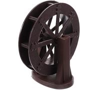 IMIKEYA Fontaine à Eau Décorative pour Intérieur Roue Rotative, Modèle de Fontaine à Eau 13,5 Cm en Résine, Décoration Zen pour Aquarium et Bassin, Accessoire DIY pour Ambiance Naturelle