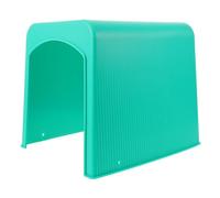 IMIKEYA Housse de Protection pour Pompe de Circulation, Couvercle Anti-Pluie en Plastique Vert, Étanche, pour Moteurs Électriques et Pompes à Jet de Canalisation, Équipements de Piscine