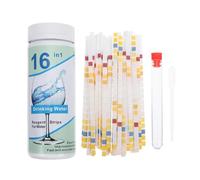 IMIKEYA Kit de Test D'eau Potable Maison 50 Bandelettes en Papier Blanc, Facile à Utiliser Analyse Polyvalente Qualité de L'eau