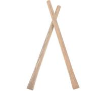 IMIKEYA Lot de 2 Manches en Bois Dur 50-51 Cm pour Houes et Pelles, Accessoires Antidérapants avec Traitement de Surface pour Usage Menuiserie et Habitat Couleur Aléatoire