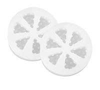 IMIKEYA Moule à Fromage Silicone 2 Pièces Petit Format D18 Résistant Facile à Nettoyer pour Pâtisserie Maison et Boutique de Gâteaux Professionnelle