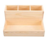 IMIKEYA Organisateur Petite en Maquillage Bois Beige pour de Pratique Rangement Organisation et de Salle de Bain Décoration de Chambre