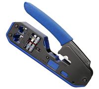 IMIKEYA Pince Coupante Électrique Dénudeur de Fil Électrique Rj45 8p/6p, Outil de Dénudage de Fil, Pince à Sertir Cat6a Cat6 Cat5 Cat5e, Abs Acier, pour Connecteurs Modulaires 8p8c
