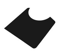 IMIKEYA Plaque de Adhésive Grosse Découpe en Pvc Noir Résistante aux Rayures, Accessoire Vintage et Léger pour Guitare Acoustique et Classique