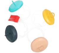 IMIKEYA Pochoir à Œufs Couleur Aléatoire Micro-ondable en Plastique Résistant Chaleur Brosse, pour Cuisson Vapeur Micro-ondes et Cuisine