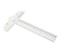 IMIKEYA Règle T Transparente Plastique Rigide Outil Multifonction pour Dessin et Travaux Manuels Équerre Précise pour Mesures et Angles