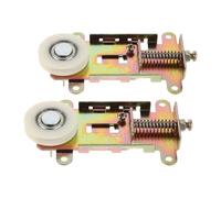 IMIKEYA Rouleaux Coulissants en Métal 2 Pièces Roulements à Billes pour Portes de Placard Kit Remplacement Silencieux pour Dressing et Meubles