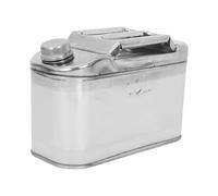 IMIKEYA Seau en Acier Inoxydable 10l avec Valve de Décharge et Bec Verseur Flexible, Poignée Confortable pour Camping et Arrosage de Plantes de Jardin