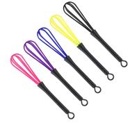 IMIKEYA Set de 5 Fouets en Plastique Noirs Miniatures pour Coloration Capillaire et Cuisson, Faciles à Nettoyer, pour Teindre Vos Cheveux ou Battre des Œufs Couleur Couleur Aléatoire