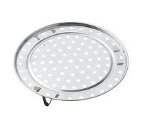IMIKEYA Support de Cuiseur Vapeur en Acier Inoxydable Rond Pieds Amovibles, Facile à Nettoyer, Polyvalent pour Cuisson Vapeur la Cuisine