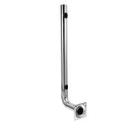 IMIKEYA Support de Poteau en Acier Inoxydable pour Mât d'antenne, Installation extérieure Facile pour système sans Fil et Pont sur Mur ou Toit