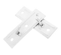 IMIKEYA Support Mural et Design Invisible pour Chauffe-eau en Fer Argenté Installation Facile Plaque de Fixation pour Chauffe-eau Plat Adaptée aux Murs Creux