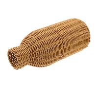 IMIKEYA Vase à Fleurs en Rotin Vintage, Plastique, Tressé à Main | Décoration de Table, Style Bohème Rustique, Léger et Facile à Entretenir pour Salle à Manger