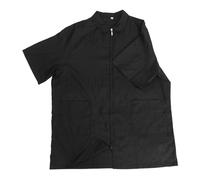 IMIKEYA Veste de Travail Imperméable et Respirante pour Coiffeur, Taille Xl, Noire, Protection Professionnelle les Éclaboussures, Vêtements de Travail pour Salon de Coiffure et Usage