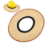 IMIKEYA Visière Pare-Soleil Capuchon Amovible pour Casque de Chantier en Paille Beige et Design Respirant Couleur Aléatoire Protection pour Travailleurs sur Chantier