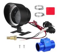 IMIKEYA Voltmètre de Température D'eau pour Voiture et Camion, Affichage LED Clair, Installation Facile, Adaptateur Inclus, Design Compact, Pluviomètre Extérieur