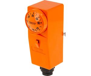IMIT Thermostat d'applique TCE-BRC/A avec réglage extérieur +20 à +90°C, avec ressort de tension pour tuyaux jusqu'à 2 pouces (DN50)