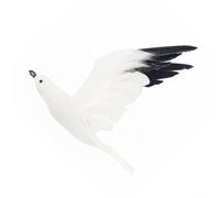 Imitation plumes de mouette en forme de mouette, décoration à suspendre, pour la nature, la maison, le bureau, l'espace extérieur