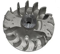IMJ-Global Volant d'inertie pour débroussailleuse avec moteur à combustion interne, diamètre 110 mm, hauteur 50 mm, espacement des vis 52 mm, pièce de rechange