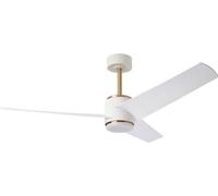 IMMAX NEO LITE BEAUTY Smart LED avec ventilateur, Tuya WiFi, or rose/blanc