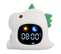 imoshion imoshion Kids Coach de sommeil Veilleuse avec haut-parleur Réveil enfant Dino Blanc