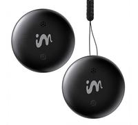 imoshion Wireless Tag - Tracker Bluetooth pour Android - 2 pack - Noir
