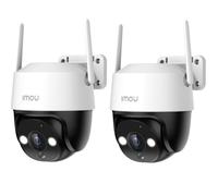 Imou 2K(3MP) Lot de 2 Caméra Surveillance WiFi Extérieur 360°, Caméra IP Exterieur WiFi PTZ, Vision Nocturne Couleur 30M, Détection de Personne AI, Suivi Intelligent, Étanche IP66,Audio Bidirectionnel