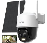Imou 2K Caméra Surveillance WiFi Exterieure sans Fil Solaire avec Batterie 5000mAh, Caméra Solaire Exterieur 360° PTZ, 2.4GHz, Détection de Personnes/Véhicules, Vision Nocturne Couluer,IP65,Mode Privé