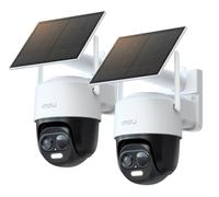 Imou 2K Lot 2 Caméras Surveillance WiFi Exterieure sans Fil Solaire, 2.4GHz