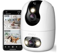 Imou 3K(3MP+3MP) Caméra Surveillance WiFi Intérieur Double Objectif