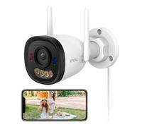 Imou 3K(5MP) Caméra de Surveillance WiFi Extérieure, Vision Nocturne 30m | Caméra IP WiFi Extérieure, WiFi 2.4 GHz, Étanche IP67, Détection de Mouvement AI, Compatible avec Alexa Google Home