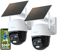 Imou 3K Caméra Surveillance WiFi Exterieure sans Fil Solaire, 2.4/5GHz WiFi | AOV Enregistrement 24/7, Suivi Auto, Batterie 5000mAh, Détection de Personnes/Véhicules, Vision Nocturne Couluer, IP 65