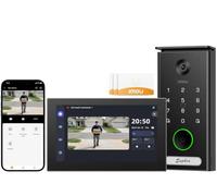 Imou 3K Visiophone Connecté Interphone Vidéo 2 Fils, 7'' Écran Tactile,IP65 | WiFi 2,4/5GHz, Détection Personne/Véhicule, Déverrouillage par Code/Carte/APP/Moniteur, Audio Bidirectionnel, Vision Nocturne