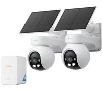 Imou 4K Caméra Surveillance WiFi Extérieure sans Fil Solaire, Suivi AI | WiFi 2,4G/5GHz, Hub Stockage Local sans Abonnement, Vision Nocturne Couleurs Jour F1.2, Détection de Personne/Véhicule