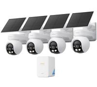 Imou 4K Caméra Surveillance WiFi Extérieure sans Fil Solaire, Suivi AI | WiFi 2,4G/5GHz, Imou Hub Stockage Local sans Abonnement, Vision Nocturne Couleurs Jour F1.2, Détection de Personne/Véhicule