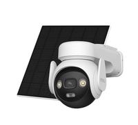 IMOU AOV PT Caméra solaire PTZ extérieure 5 MP 4G, 360°, batterie 10 000 mAh, panneau solaire 5 W, Wi-Fi 2,4 GHz, charge à basse température