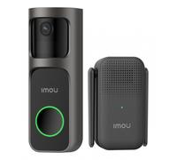 Imou – Sonnette vidéo Doorbell 2S – Caméra 2K, Wi‑Fi, détection de mouvement – Noir