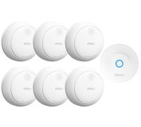 Imou Lot de 6 Détecteurs de Fumée WiFi Intelligent EN14604, Batterie 5 Ans