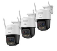 Imou Titan Pro Lot de 3 caméras de surveillance extérieures Wi-Fi 6 MP 3K+ | Aurora Low Light, Smart Tracking, Auto-Cruise, Sirène 125 dB, Audio bidirectionnel